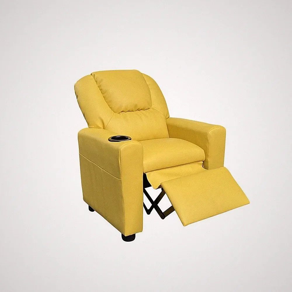 Yellow Kids' Recliner